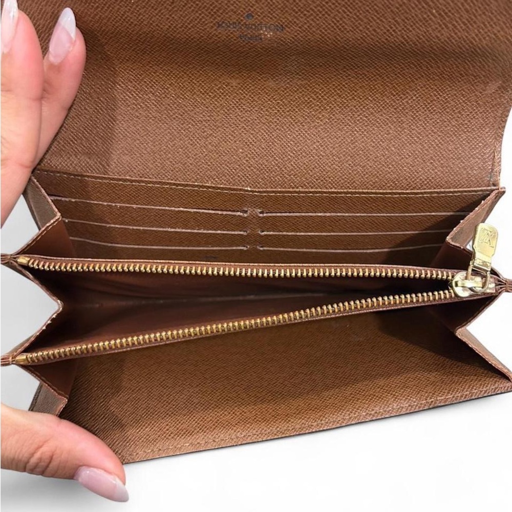 Vintage Louis Vuitton Monogram Wallet with chain 🤎 Y2K - Picture 7 of 8